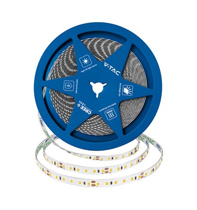 V-Tac 5m 12W/m LED-strip - IP20, 4000K, Cree-chip, 6 års garanti