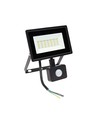 LED-strålkastare med sensor, 20W IP44 - 120x170x53mm SVART med PIR-sensor