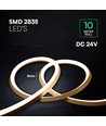 V-Tac 10m 11W/m Neon Flex LED-strip, RA90 - 24V, 2700K