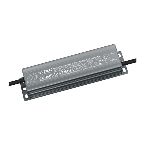 36W / 24V DC vattentät strömförsörjning - IP67