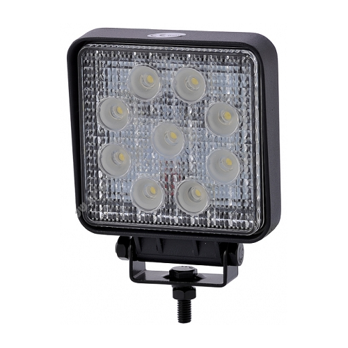 27W LED arbetsbelysning - Bil, lastbil, traktor, trailer, nödfordon, kallvit, 12V / 24V