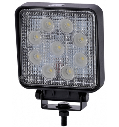 27W LED arbetsbelysning - Bil, lastbil, traktor, trailer, nödfordon, kallvit, 12V / 24V