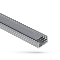 El-produkter Profil för LED strips WOJSLIM med klart cover 1m