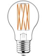 3,8W LED lampa - 212 lm/W, A60, filament, klart glas, E27