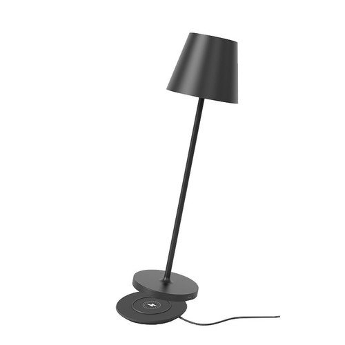 Calida Laddningsbar bordslampa - utomhus, 2700K, RA97, dimbar, svart