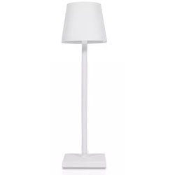 Lampor Uppladdningsbar LED bordslampa Inomhus/utomhus - Vit, IP54 utomhus bordslampa, touch dimbar