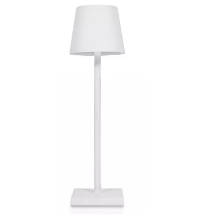 Uppladdningsbar LED bordslampa Inomhus/utomhus - Vit, IP54 utomhus bordslampa, touch dimbar