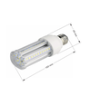E27 12W TEGA12 LED-lampa - Klart glas, 360°
