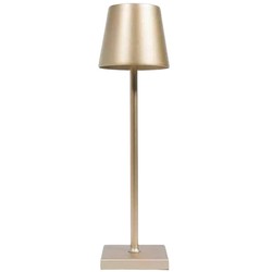 Lampor Uppladdningsbar bordslampa, trådlöst - Guld, IP54 utomhus bordslampa, touch dimbar