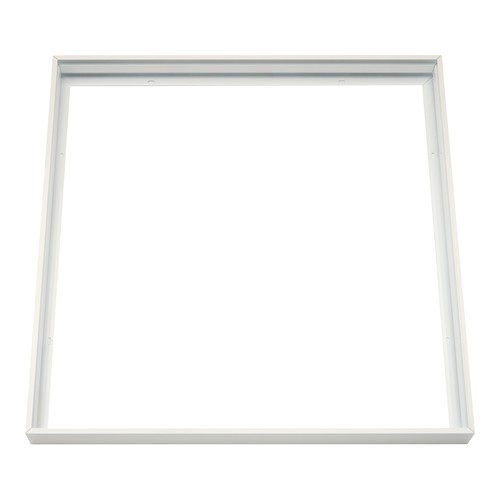 Ram till 60x60 LED panel - Snabb skruvlös kit, vit kant