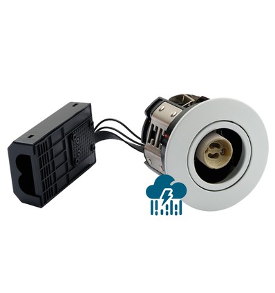 LEDlife downlight Inno88 Utomhusbruk - GU10, Vit, IP44, godkänd i isolering