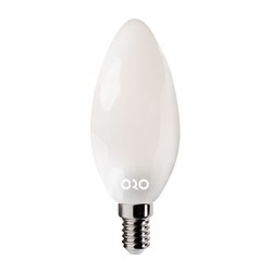 LED-POL LED-lampa glödtråd E14 C35 6W mleczny klosz 4000K, 360°, Ø35x98