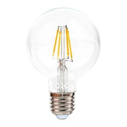 LED-POL LED-lampa glödtråd E27 G80 6W 360°, Ø80x124