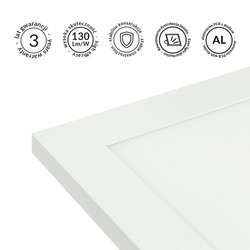 LED-POL LED-panel 40W 120° 595x595x9, 3 års garanti