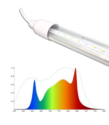 LEDlife Pro-Grow 2.0 växtarmatur - 30 cm, 4W LED, fullt spektrum (Vitt ljus), IP65