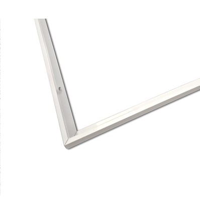 Outlet: Infälld ram II för 120x60 LED panel - Ny modell, perfekt för Troldtekt och gips, vit kant