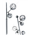 Halo Design - ATOM golvlampa Antik Mässing 6xG9