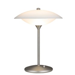 Bordslampa Halo Design - BARONI Bordslampa Ø30 opal / b-stål