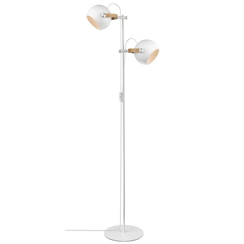 Halo Design - D.C golvlampa 2L Ø18 E27, vit/ek