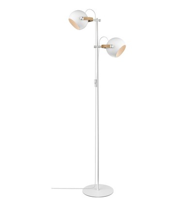 Halo Design - D.C golvlampa 2L Ø18 E27, vit/ek