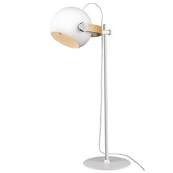 Bordslampa Halo Design - D.C Bordslampa Ø18 E27, vit / ek