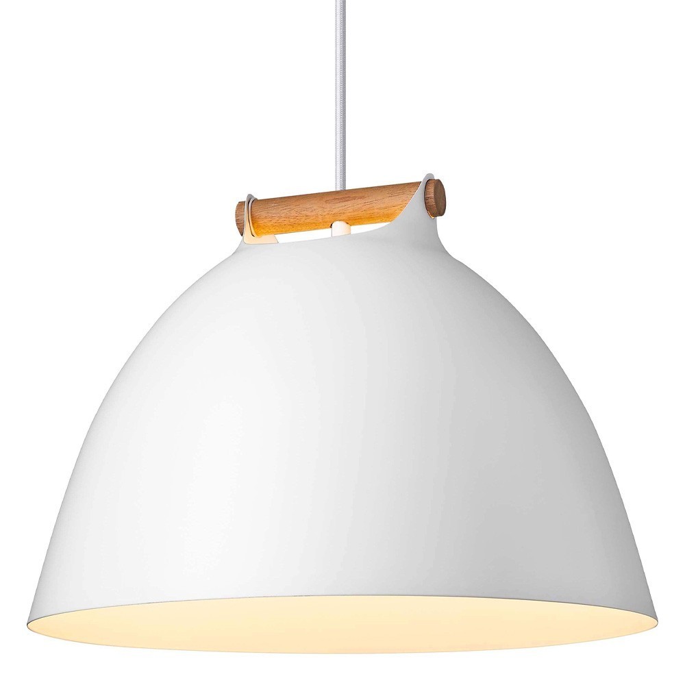 Outlet: Halo Design Århus Taklampa Ø40 E27 Vit / Tra