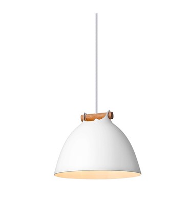 Outlet: Halo Design - ÅRHUS pendel Ø18cm G9, Vit / Trä