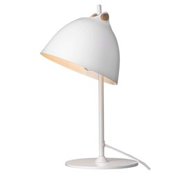 Bordslampa Outlet: Halo Design - ÅRHUS bordslampa Ø18 G9, Vit / Trä