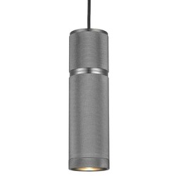 Designlampor Halo Design - HALO- hänget Cylinderhänge i metallpistol svart Ø12 2,5m kabel