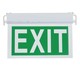 LED exit-skylt för inbyggnad - 2W, 3 timmars batteri, inkl. piktogram
