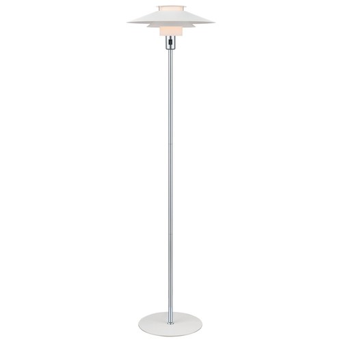 Halo Design - RIVOLI golvlampa Ø40 vit/krom