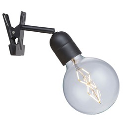 Bordslampa Halo Design - ELEGANCE Clip-on E27 svart
