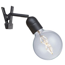 Bordslampa Outlet: Halo Design - ELEGANCE Clip-on E27 svart