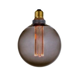 Outlet Outlet: Halo Design - COLORS DIM LED Globe G125 SMOKE E27, 3-steg