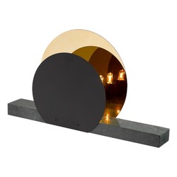 Bordslampa Halo Design - Marble Eclipse, grön bordslampa