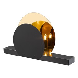 Bordslampa Halo Design - Marble Eclipse, svart bordslampa