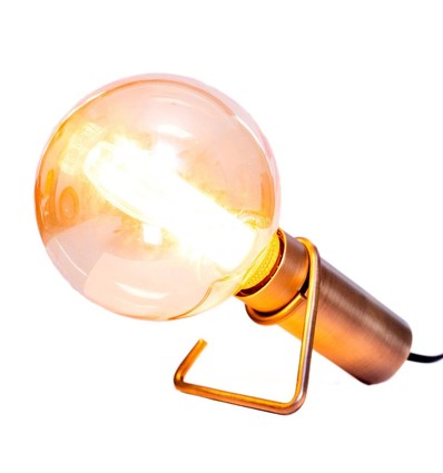 Outlet: Halo Design - HOOK bords-/vägglampa E27, antik messa