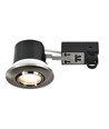 Nordlux downlight Umberto - GU10, Nickel, IP44, godkänd i isolering