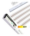 Troldtekt LED Zigbee skenset 4x120 cm - CCT, infälld, Akustilight