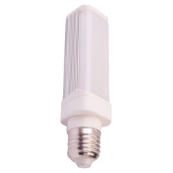 E27 LED Lagertömning: V-Tac 6W LED PL lampa - Roterbar, E27