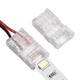 Slim Skarv med kabel til LED strip - 10mm, enkeltfärgad, IP20, 5V-24V