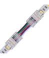 Slim Skarv med kabel till LED strip - 10mm, RGBW, IP20, 5V-24V