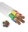 12-24V RGB+CCT kabel vit rund - 6 x 0,5 mm², löpmeter, min. 5 meter