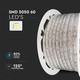Arbetsljus på kabelvinda 50m - 230V, 425W, vitt ljus, utan handtag, IP66