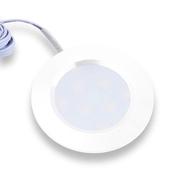 Kök och skåp LEDlife Reco68 köksbelysning - Hål: Ø5,6 cm, Mål: Ø6,8 cm, Matt vit, 2,5W, 12V DC