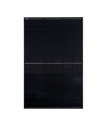 410W Helsvart solpanel mono - Svart-i-svart helsvart, half-cut panel v/6 st.