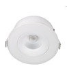 LEDlife 7W Lågprofil infälld spotlight - Hål: Ø8,3 cm, Mått: Ø10 cm, RA95, CCT, dimbar, 230V