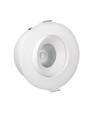 7W Ø10cm Lågprofil downlight dimbar RA95 - Hål: Ø8,3 cm, Mått: Ø10 cm, CCT