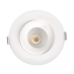 Downlights LED LEDlife 7W Low profile inbyggningsspot - Hål: Ø8,3 cm, Mål: Ø10 cm, RA95, CCT, dimbar, 230V