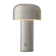 LEDlife Mushroom bordslampa - Silver, uppladdningsbar, touch-dimmbar, IP20